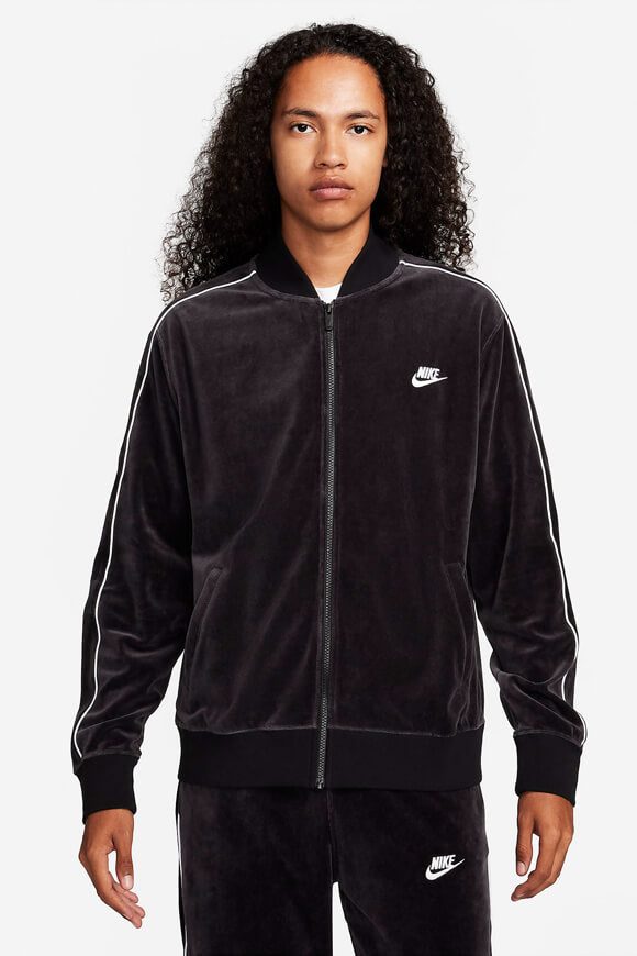 Nike Sportswear Club Samt Jacke - Black S Herren