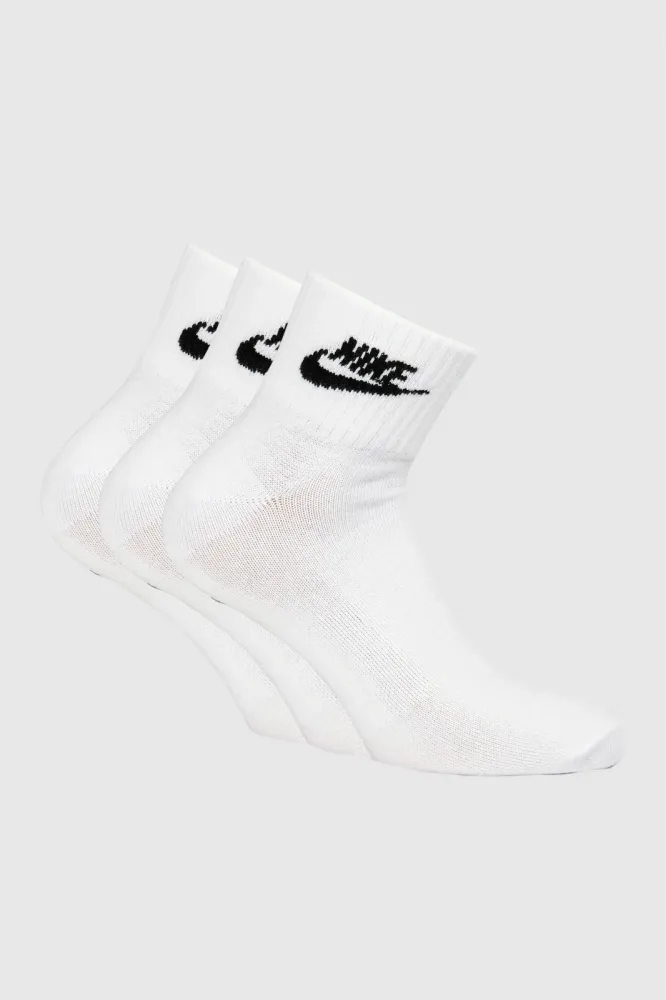 Nike Dreierpack Socken - Weiss + Schwarz EU42-46