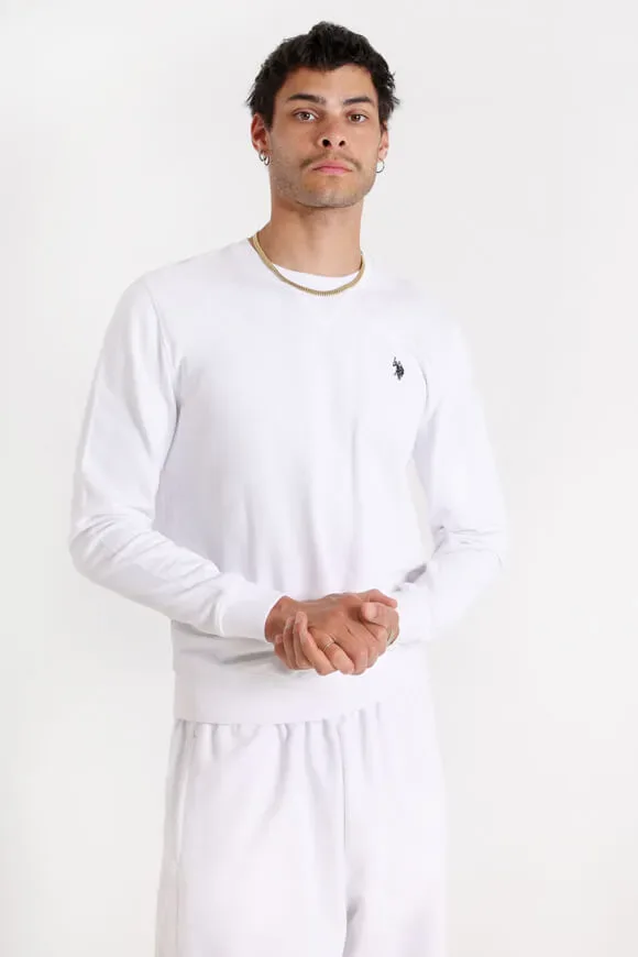 U.S. Polo Assn. Max Sweatshirt - White M Herren