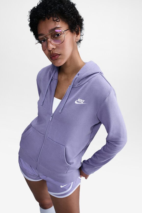 Nike Kapuzensweatjacke - Dusty Amethyst S Damen