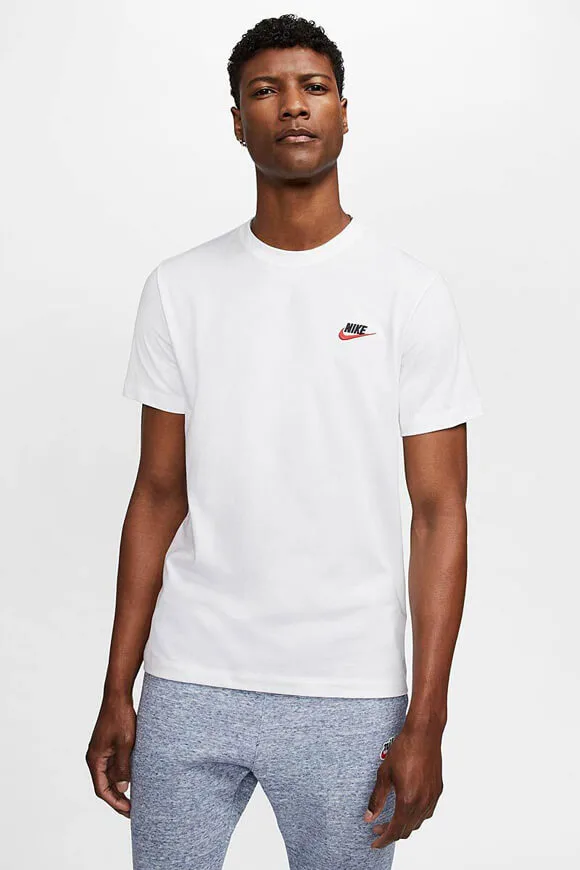 Nike T-Shirt - White S Herren
