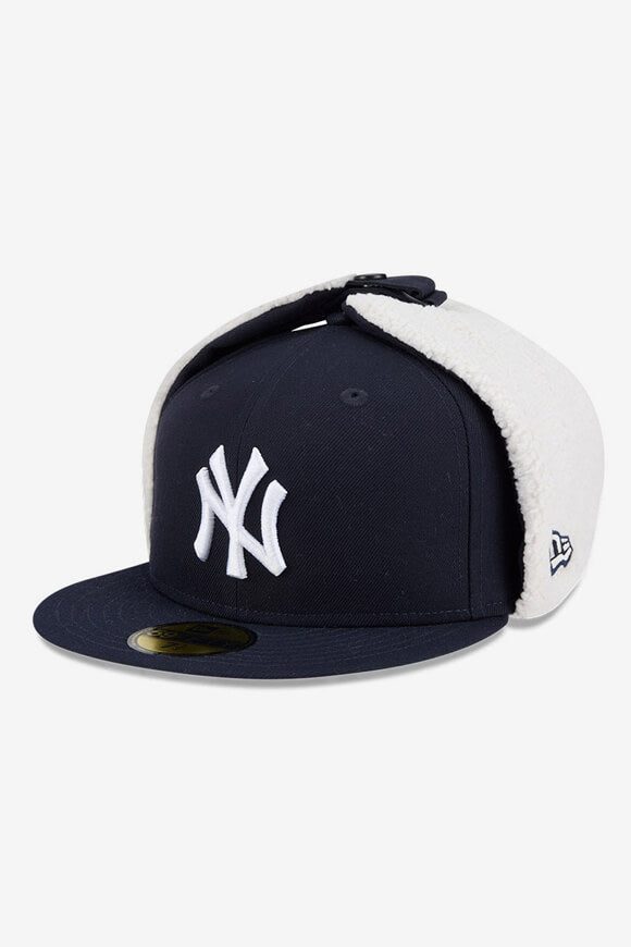 New Era Fleece Trapper cap - Dark Navy + White 7 1/8 Herren