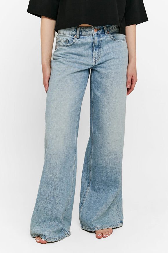 Tally Weijl Wide Leg Jeans - Light Blue Denim 34 Damen