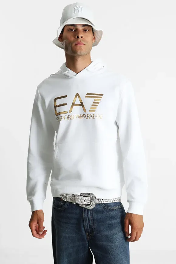 EA7 Emporio Armani Kapuzensweatshirt - White M Herren
