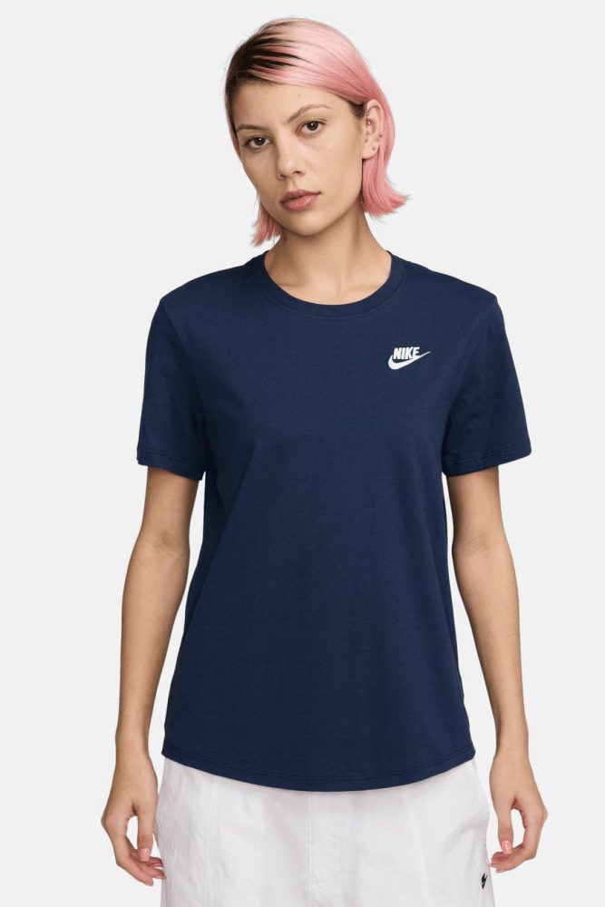 Nike Sportswear Club Essentials T-Shirt - Midnight Navy S Damen