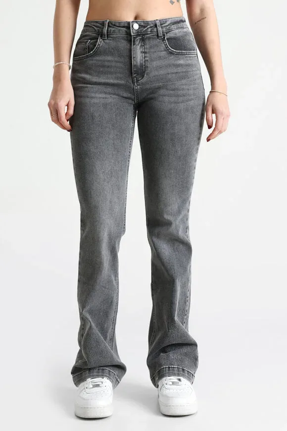Tally Weijl Bootcut Jeans - Grey Denim 34 Damen