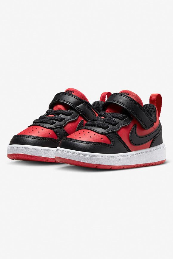 Nike Court Borough Recraft Baby Sneaker - University Red + Black EU22