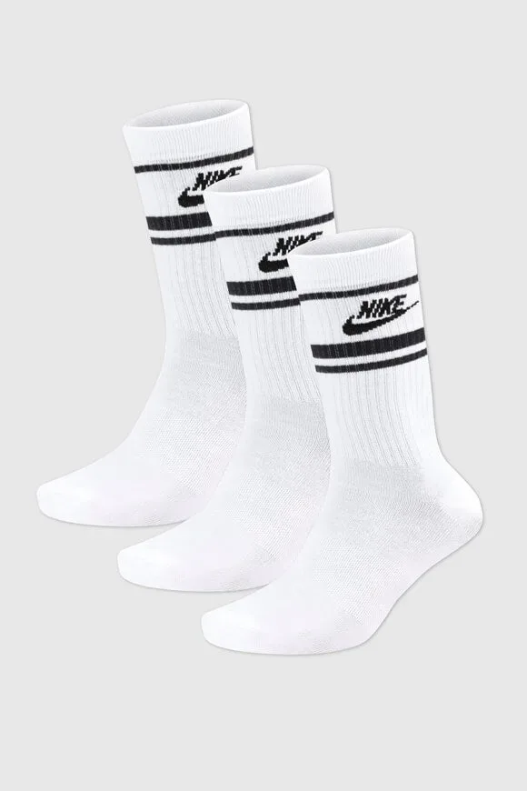 Nike Dreierpack Socken - Weiss EU34-38