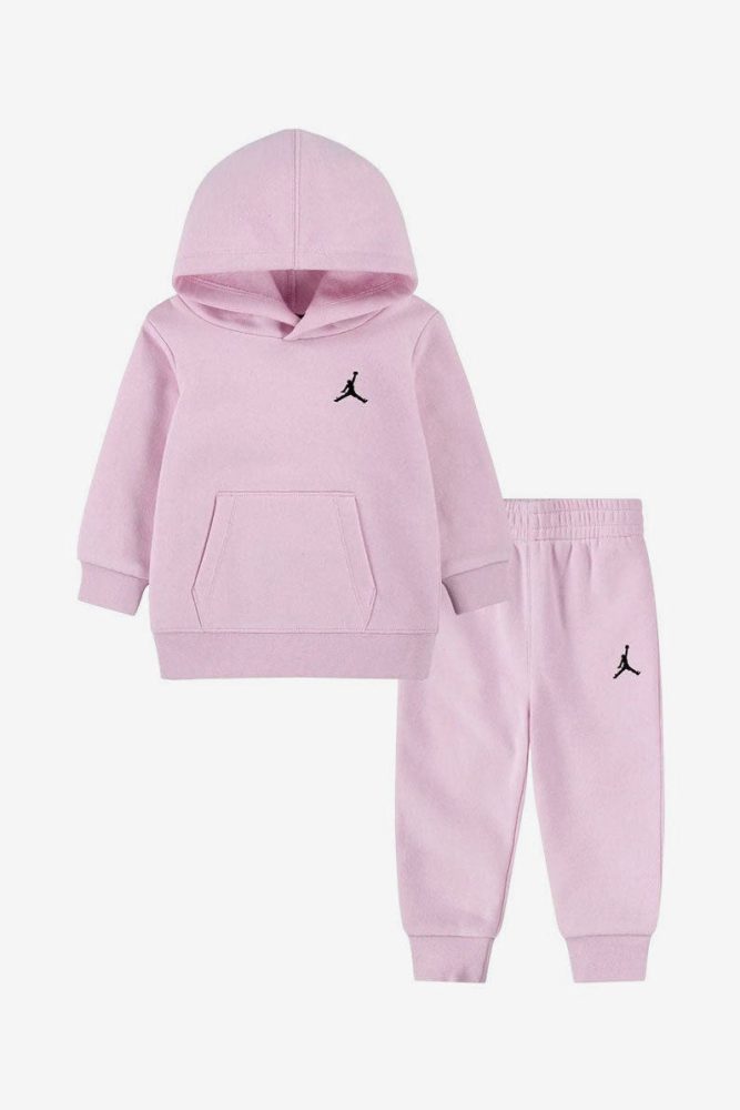 Jordan Brooklyn Fleece Baby-Set - Pink Foam 12m