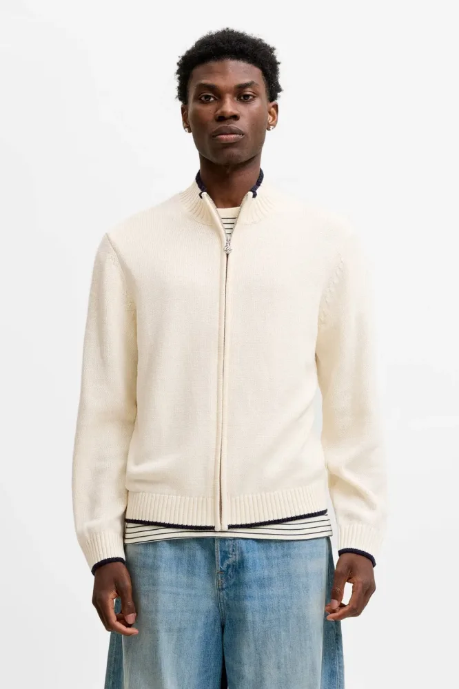 Jack & Jones JORFREDERIKSBERG Strickjacke - Sea Salt S Herren