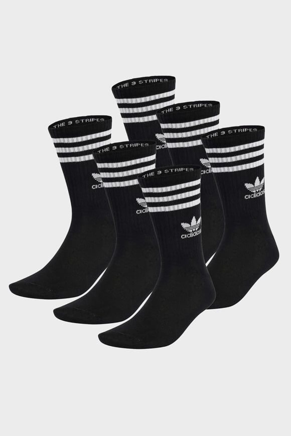 Adidas Originals Sechserpack Socken - Black EU40-42