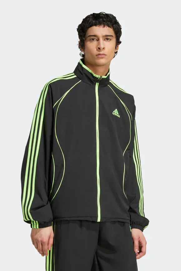 Adidas Sportswear Adicolor Teamgeist Trainingsjacke - Black + Signal Green S Herren