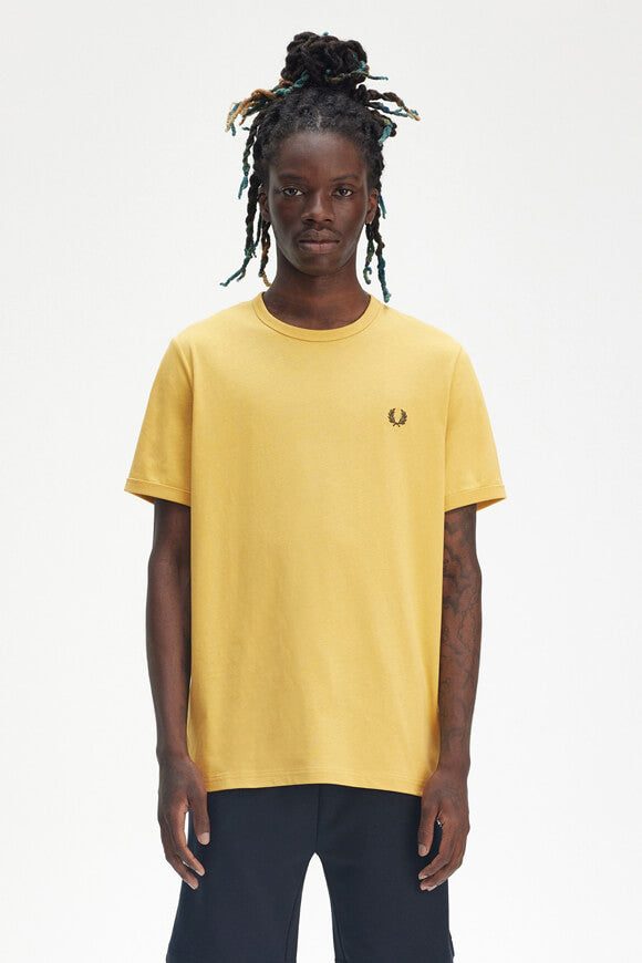 Fred Perry Ringer T-Shirt - Honeycomb L Herren