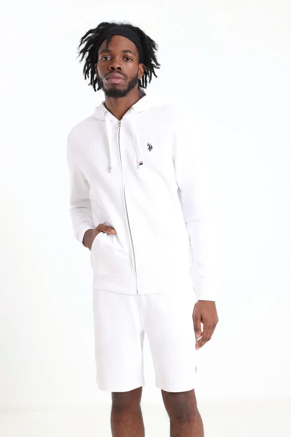 U.S. Polo Assn. Kapuzensweatjacke - White L Herren