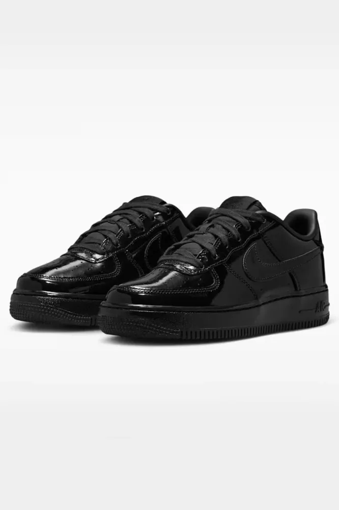 Nike Air Force 1 Lack Sneaker - Black EU36 Kids