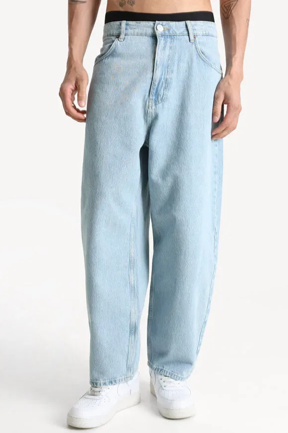 Burocs Bruno Skater Baggy Jeans - Light Blue Denim 29 Herren