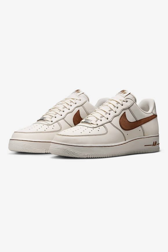 Nike Air Force 1 '07 LV8 Sneaker - Ivory + Saddle Brown EU42.5 Herren