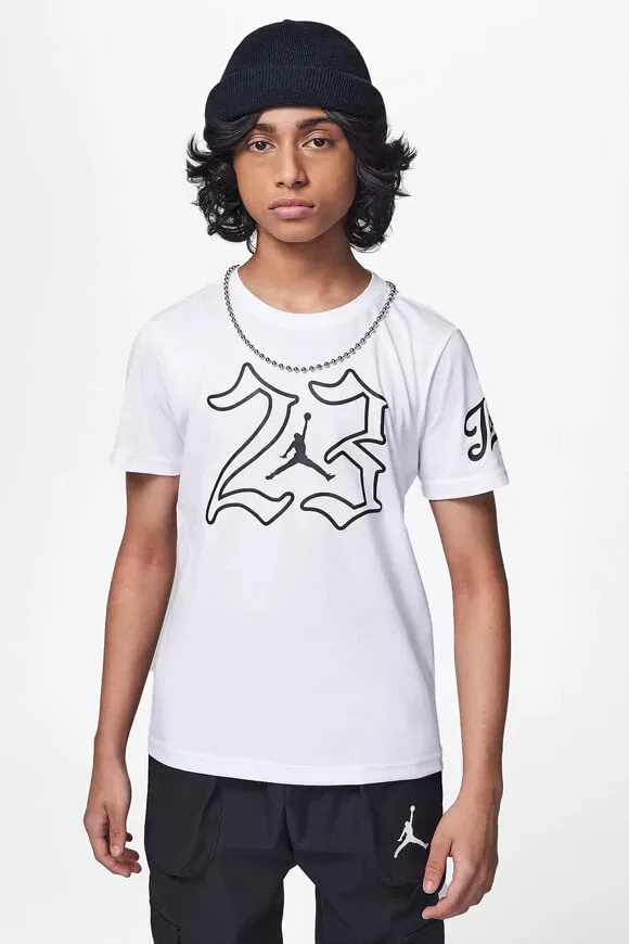 Jordan MVP Jumpman 23 T-Shirt - White M Kids