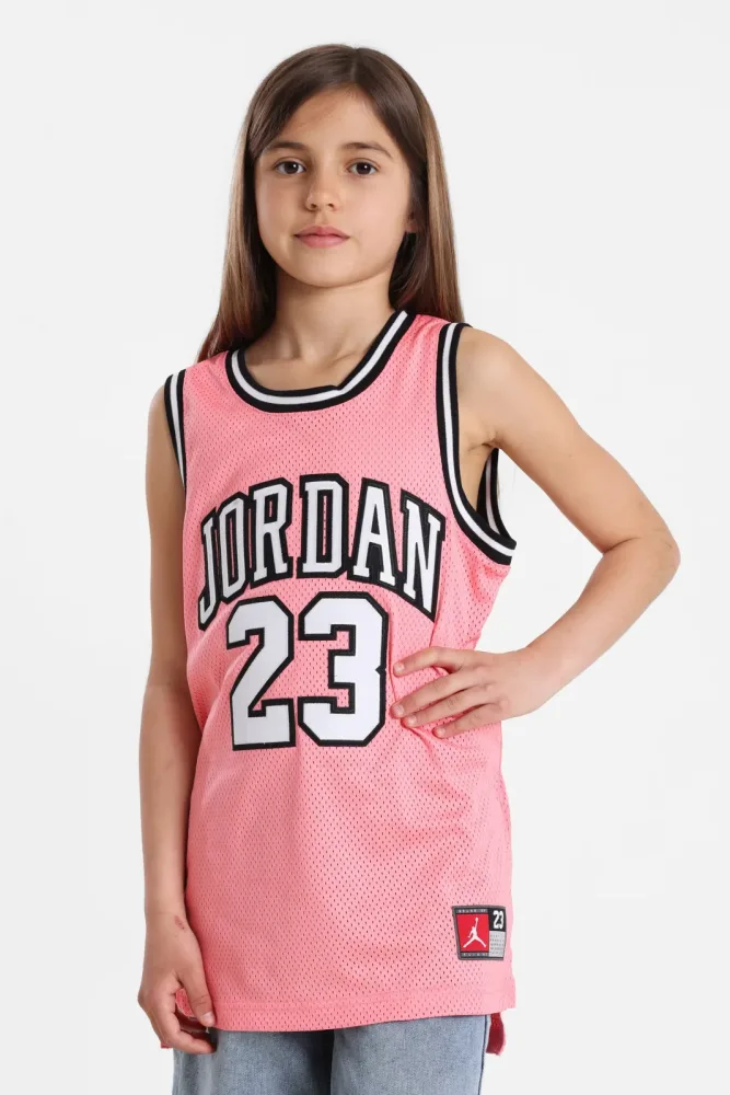 Jordan Mesh Tanktop - Pink Gaze S Kids