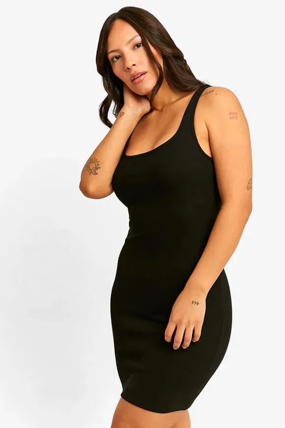 Tally Weijl Geripptes Minikleid - Black XS Damen
