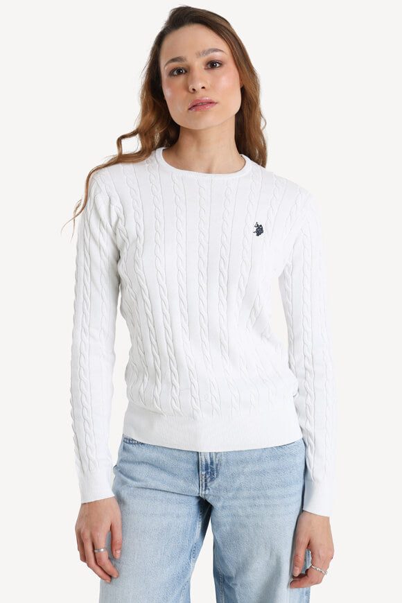 U.S. Polo Assn. Strickpullover - White XS Damen