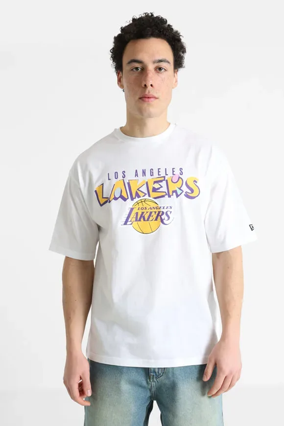 New Era T-Shirt - White L Herren