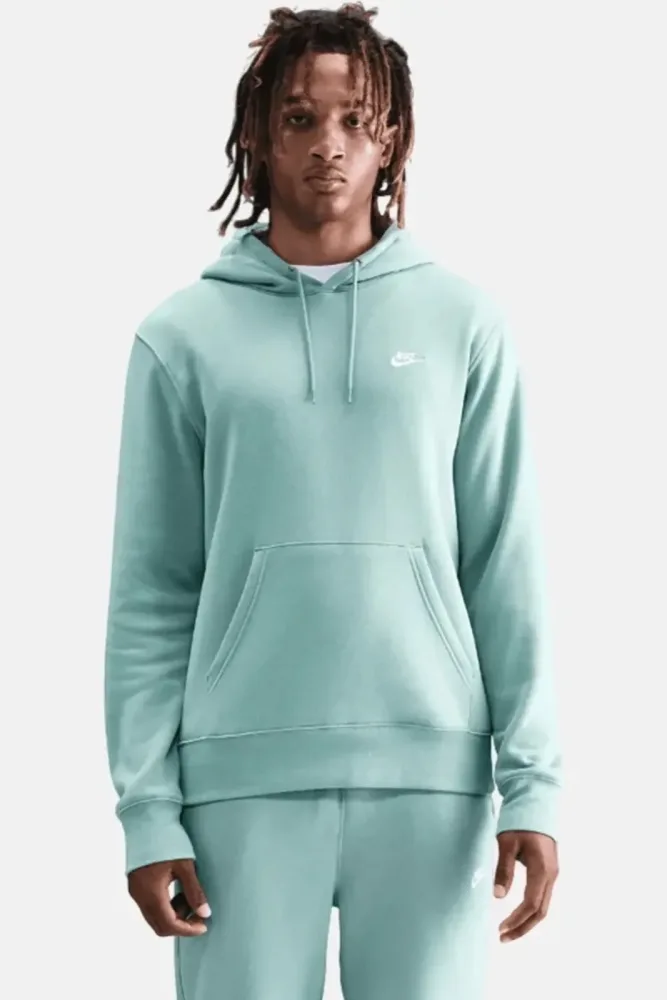Nike Sportswear Club Fleece Kapuzensweatshirt - Denim Turquoise S Herren