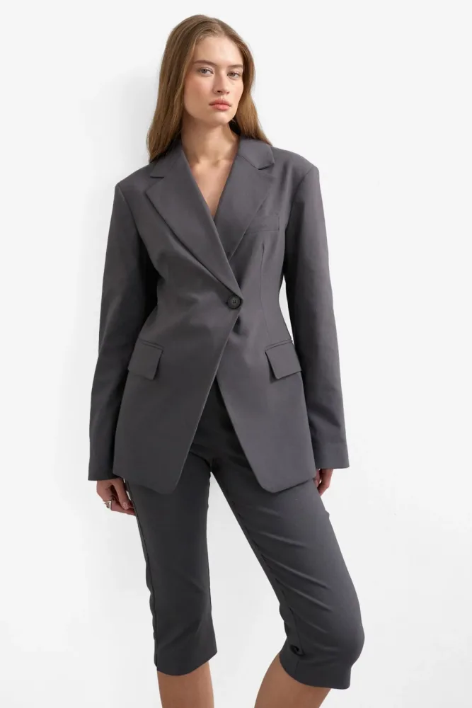 TOPSHOP TSCARA Blazer - Slate 38 Damen