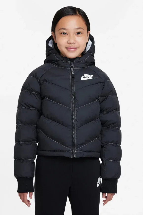 Nike Pufferjacke - Schwarz L Kids