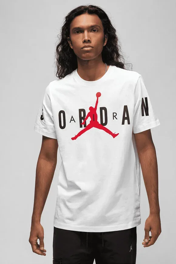 Jordan Air T-Shirt - White M Herren