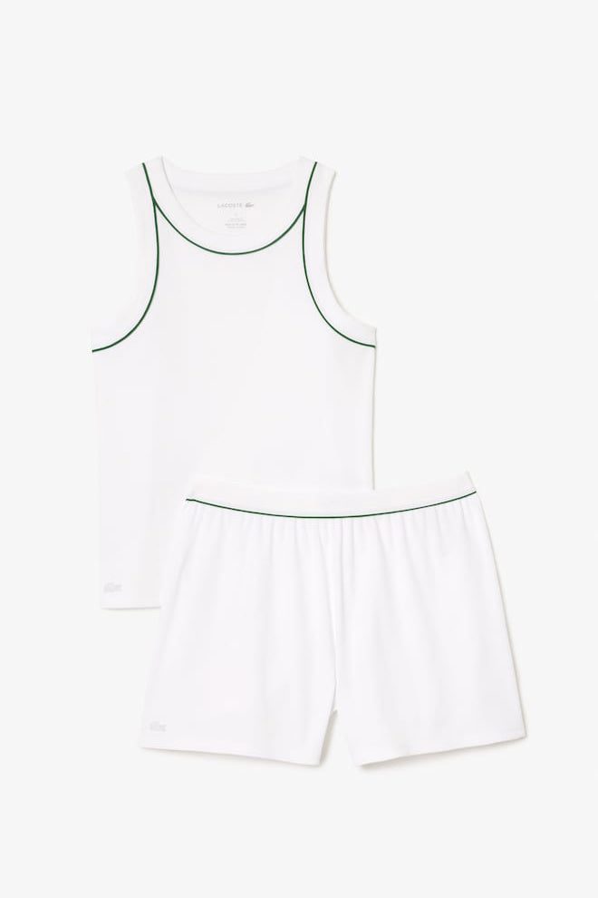 Lacoste Pyjama-Set - White S Damen