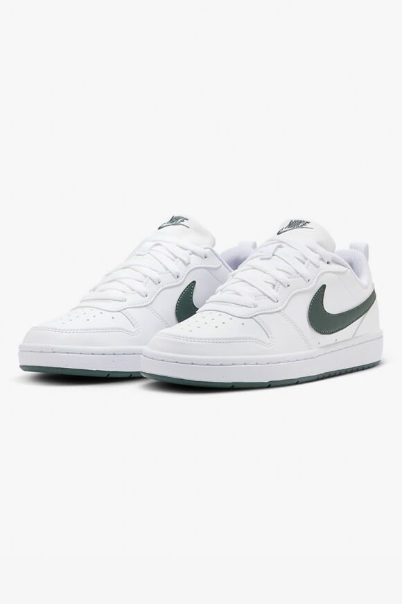 Nike Court Borough 2 Recraft Sneaker - White + Vintage Green EU36.5 Kids