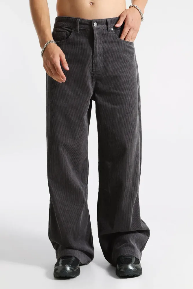 Karl Kani Cordhose - Dark Grey XS Herren