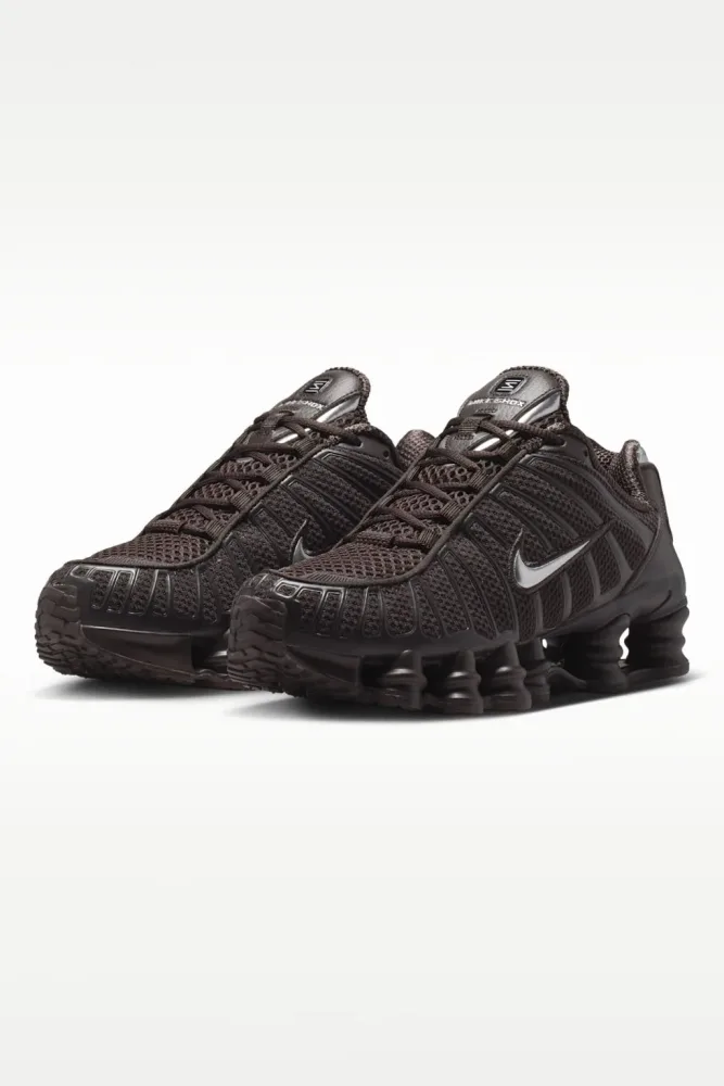 Nike Shox TL Sneaker - Velvet Brown + Metallic Silver EU36.5 Damen