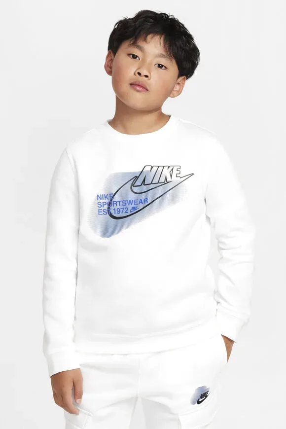 Nike Sportswear Standard Issue Sweatshirt - White S Kids