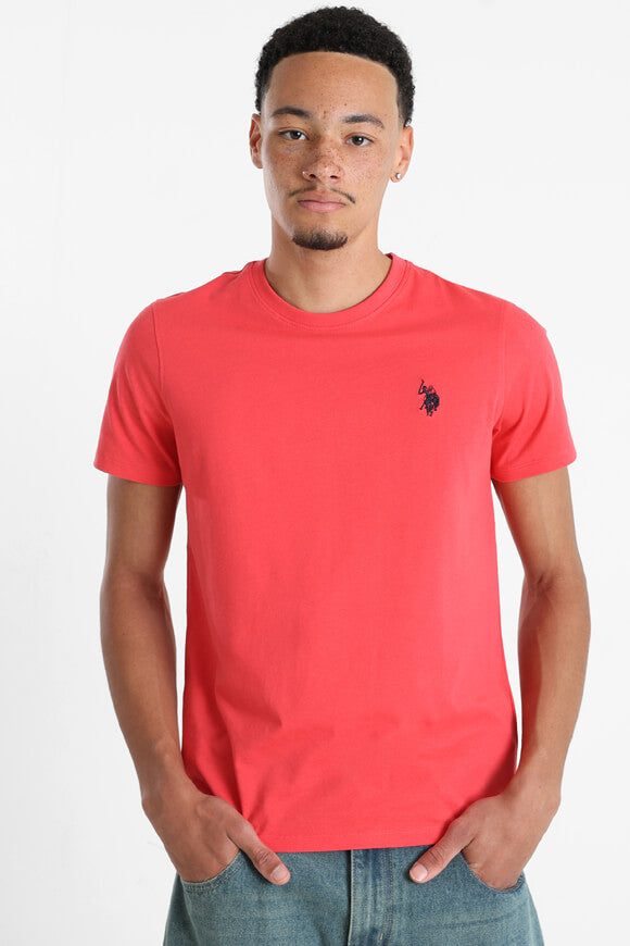 U.S. Polo Assn. Luca T-Shirt - Fuchsia L Herren