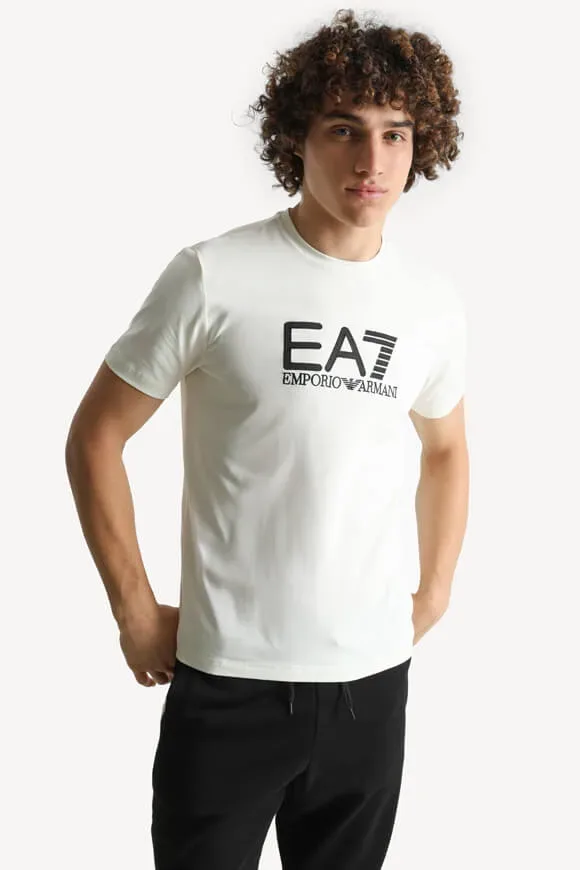 EA7 Emporio Armani T-Shirt - Cream S Herren