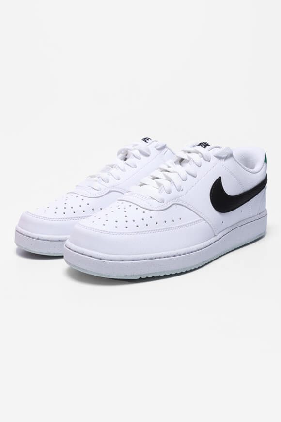 Nike Court Vision Next Nature Sneaker - White + Black + Malachite EU42
