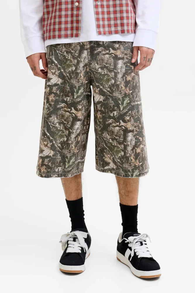 Jack & Jones JJBILLY Jeans Bermudashorts - Dark Green XS Herren