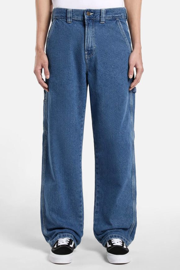 Dickies Stevensville Carpenter Jeans - Blue Denim 30 Damen