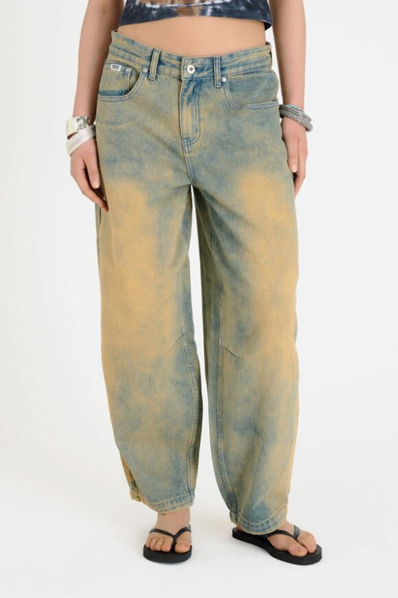 The Ragged Priest Toxic Goliath Slouchy Jeans - Sand Wash 26 Damen