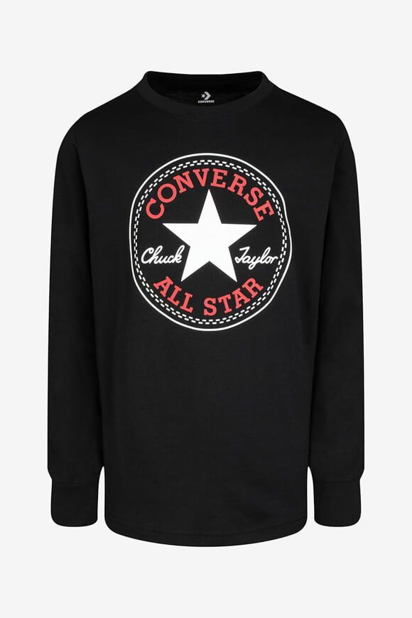 Converse Langarmshirt - Black S Kids