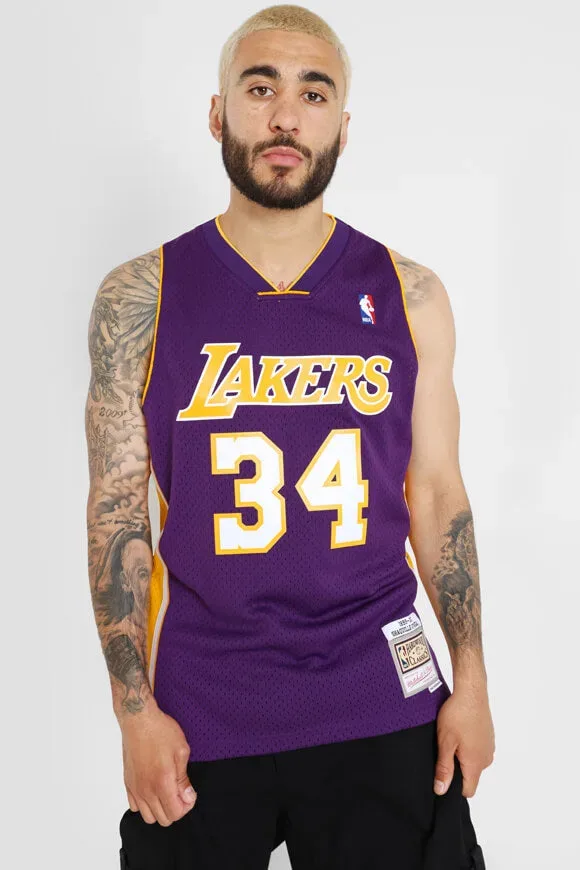 Mitchell & Ness Mesh Tanktop - LA Lakers - Lila L Herren