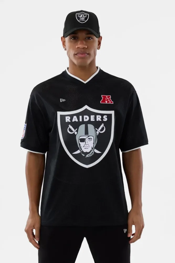 New Era Mesh T-Shirt - Black S Herren