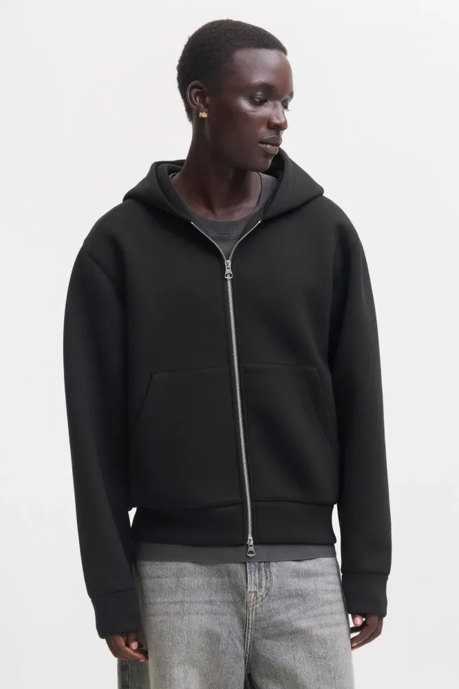 Jack & Jones - Hoodie mit Reissverschluss, für Herren, Black, Größe XL