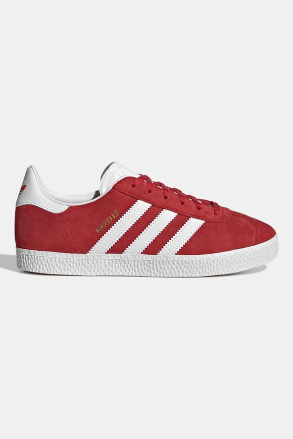 Adidas Originals Gazelle Sneaker - Better Scarlet + Footwear White + Gold Metallic EU36 Kids