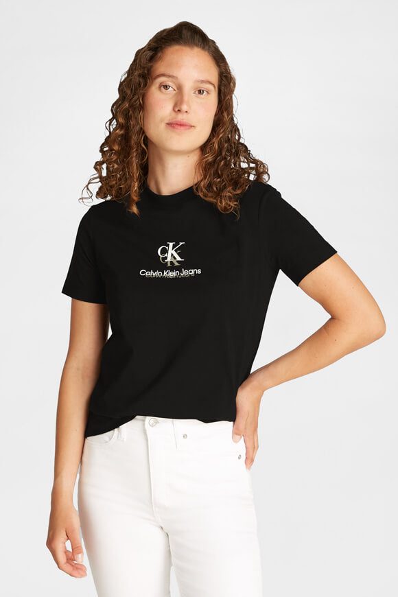 Calvin Klein Jeans T-Shirt - Black M Damen