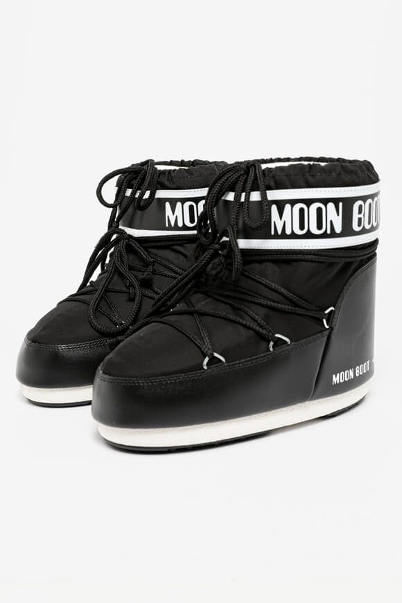 Moon Boot Icon Nylon Schneestiefelette - Black EU39-41 Damen