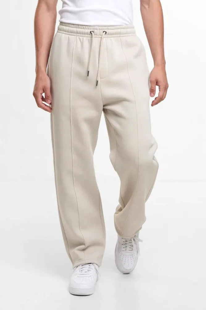 Urban Classics Fluffy Pintuck Sweathose - Cloud L Herren