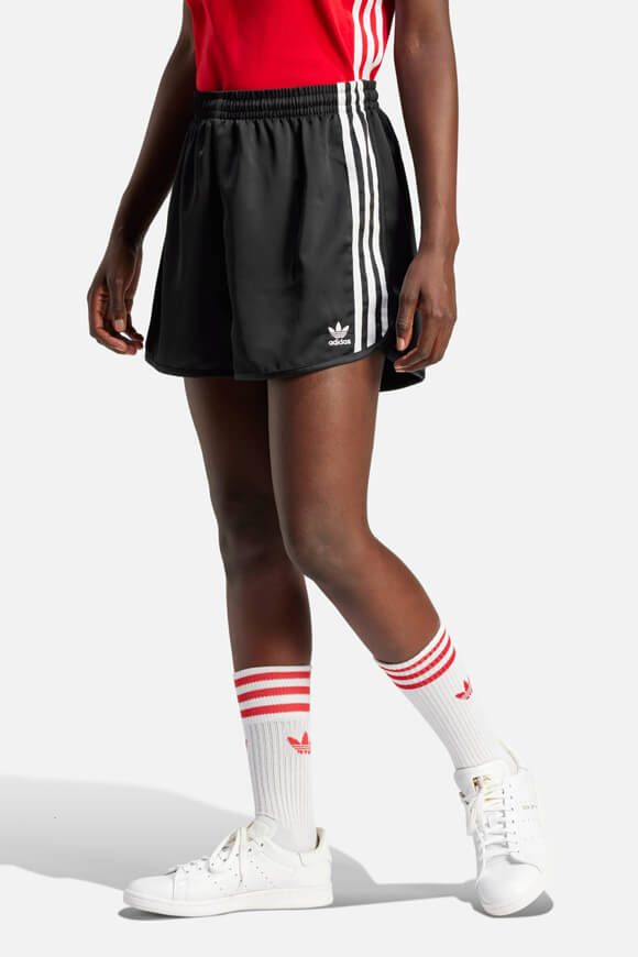 Adidas Originals Sprint Satin Trainingsshorts - Black M Damen